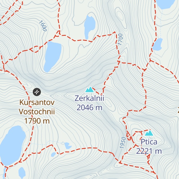 Map of Zerkalnii