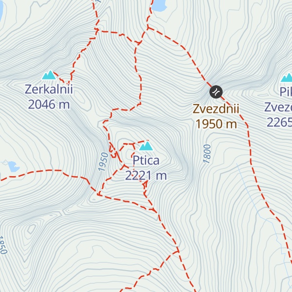 Map of Ptica