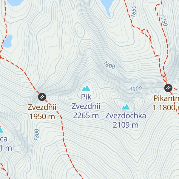 Map of Zvezdnii