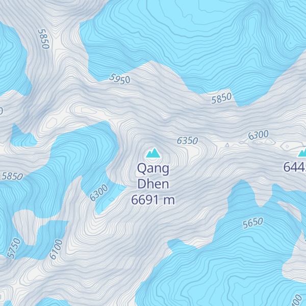 Map of Qang Dhen