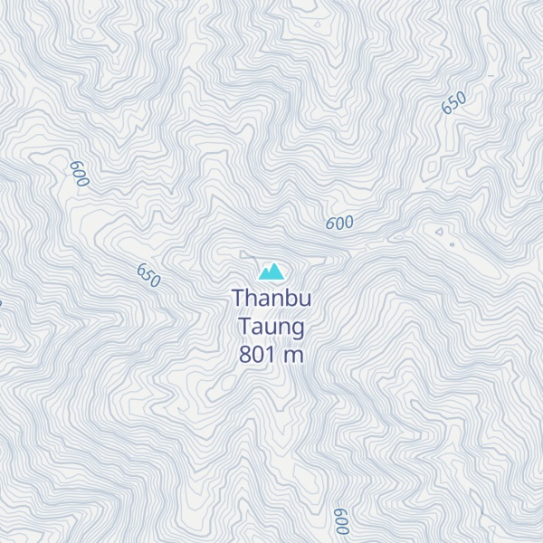 Map of Thanbu Taung