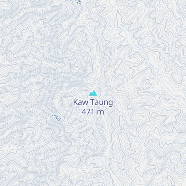 Map of Kaw Taung