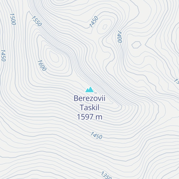 Map of Berezovii Taskil