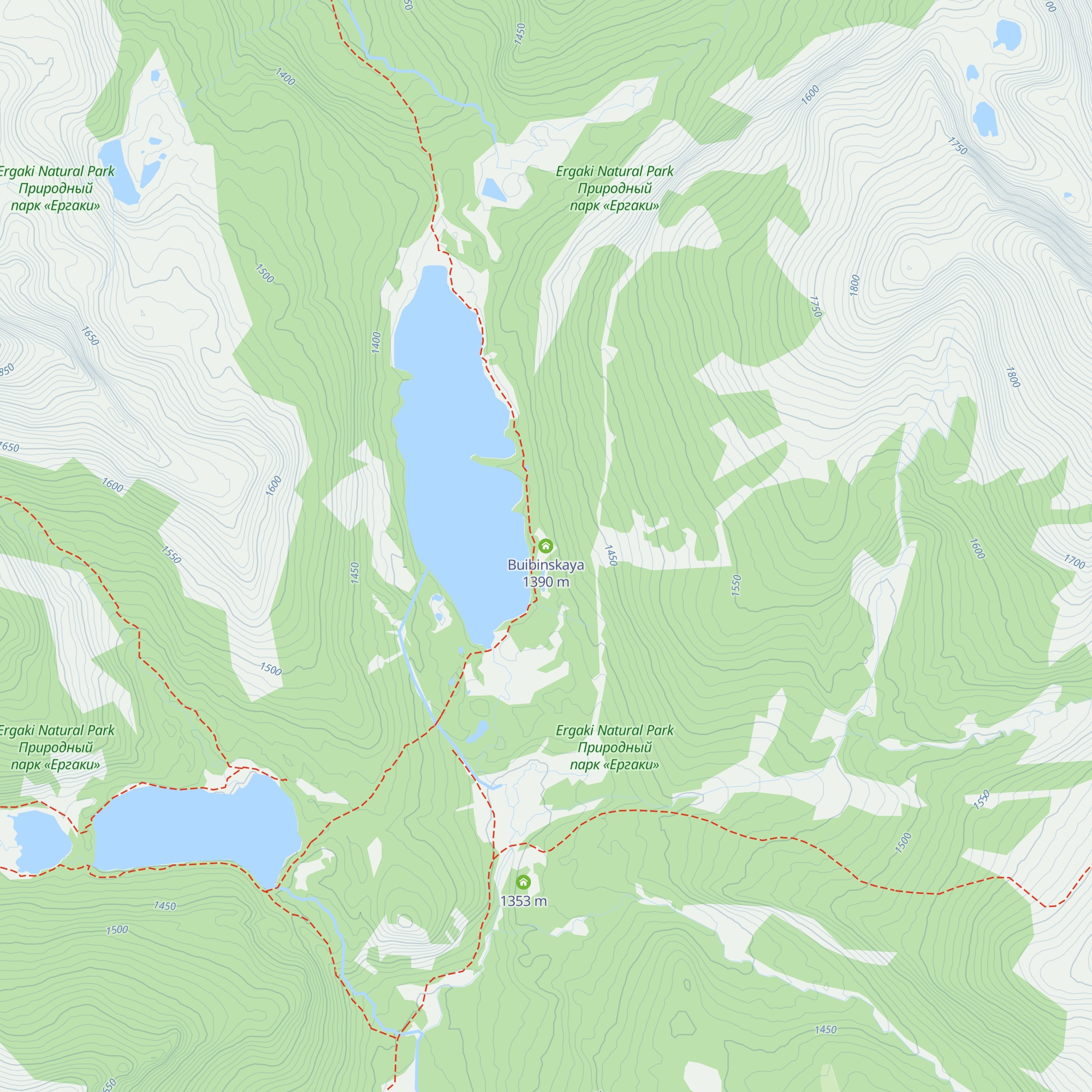 Buibinskaya map