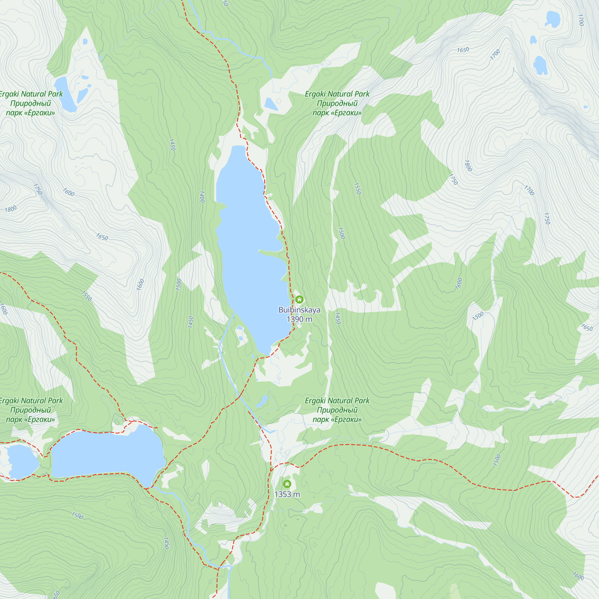 Buibinskaya map