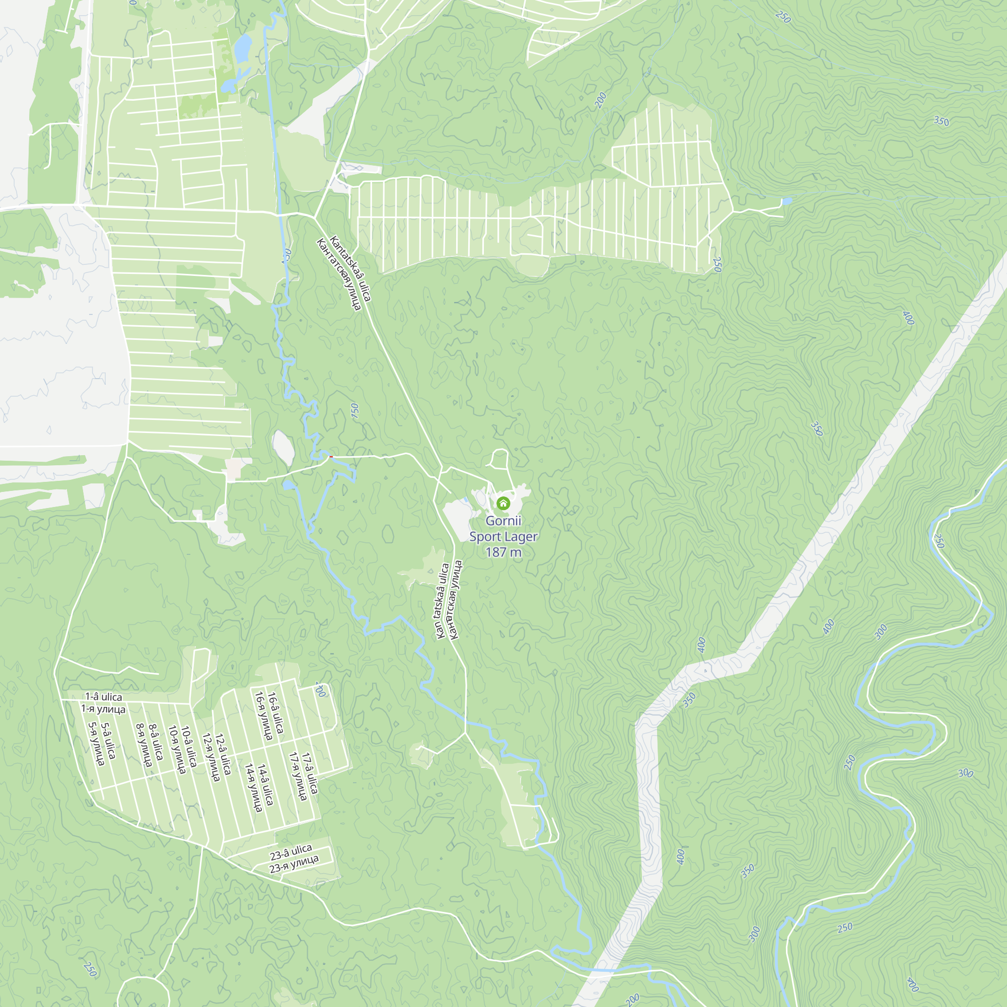 Gornii Sport Lager map