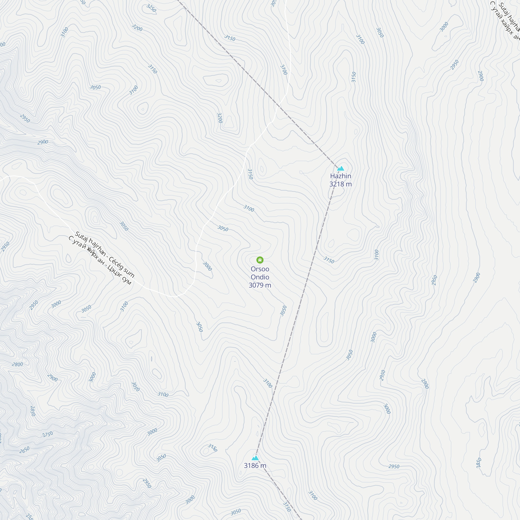 Orsoo Ondio map