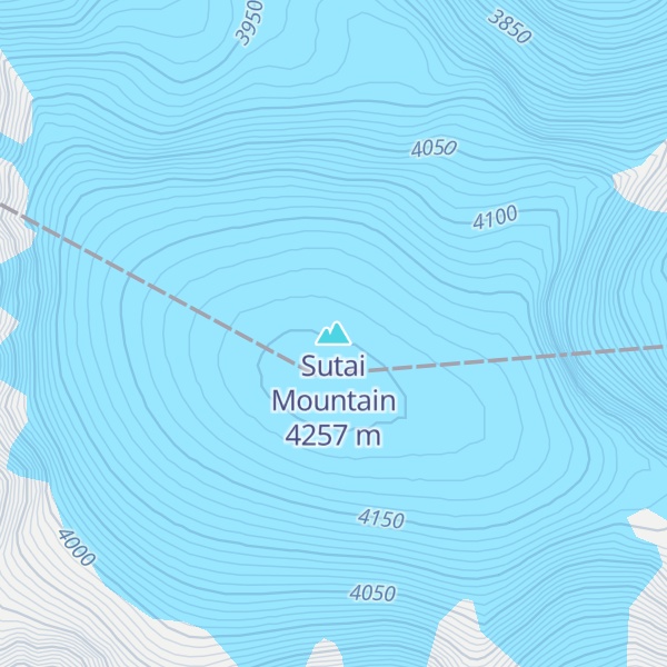 Map of Sutai Mountain