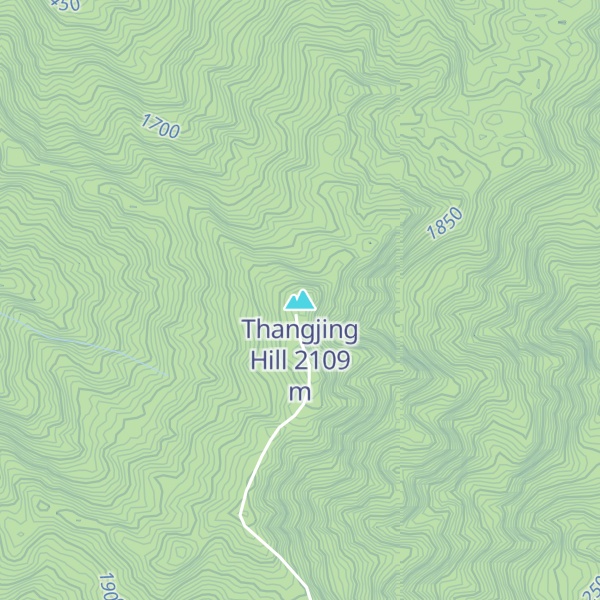 Map of Thangjing Hill