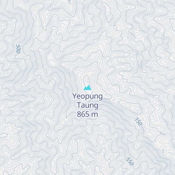 Map of Yeopung Taung