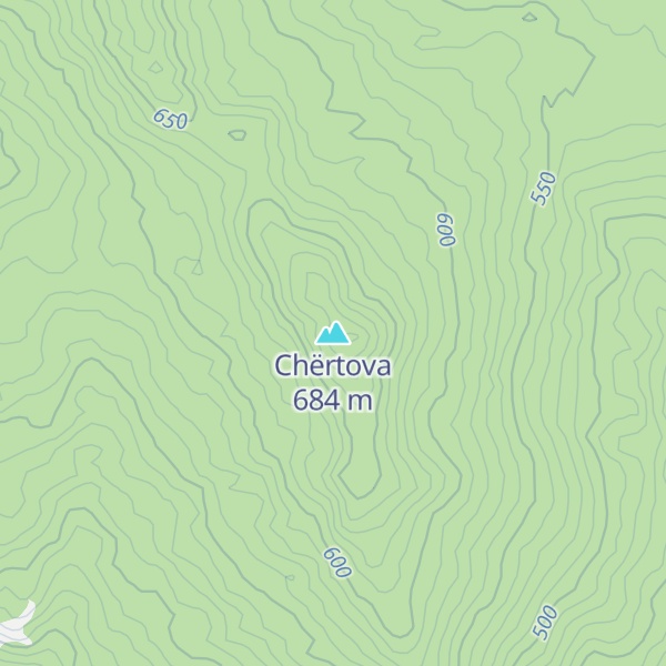 Map of Chërtova