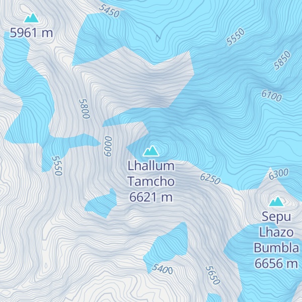 Map of Lhallum Tamcho