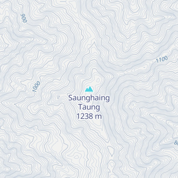 Map of Saunghaing Taung