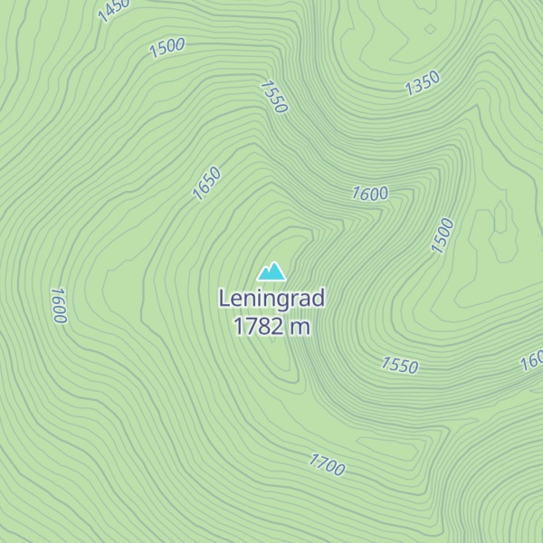 Map of Leningrad