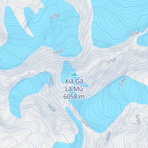 Map of Xiā Gā Lā Mǔ