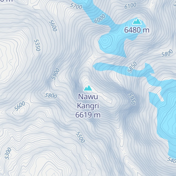 Map of Nawu Kangri