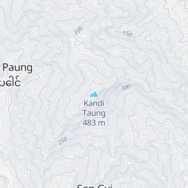 Map of Kandi Taung