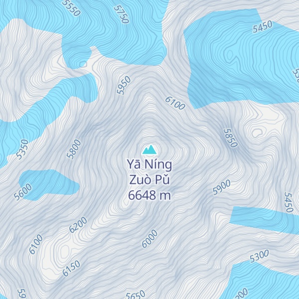 Map of Yā Níng Zuò Pǔ