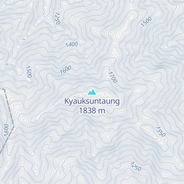 Map of Kyauksuntaung