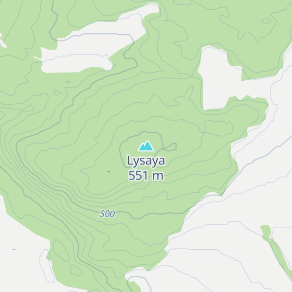 Map of Lysaya