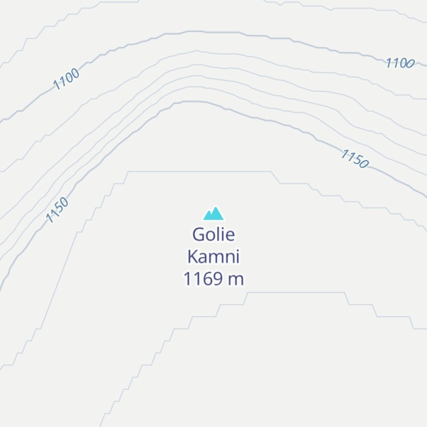 Map of Golie Kamni