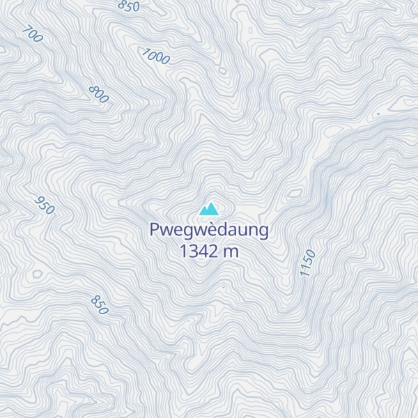 Map of Pwegwèdaung