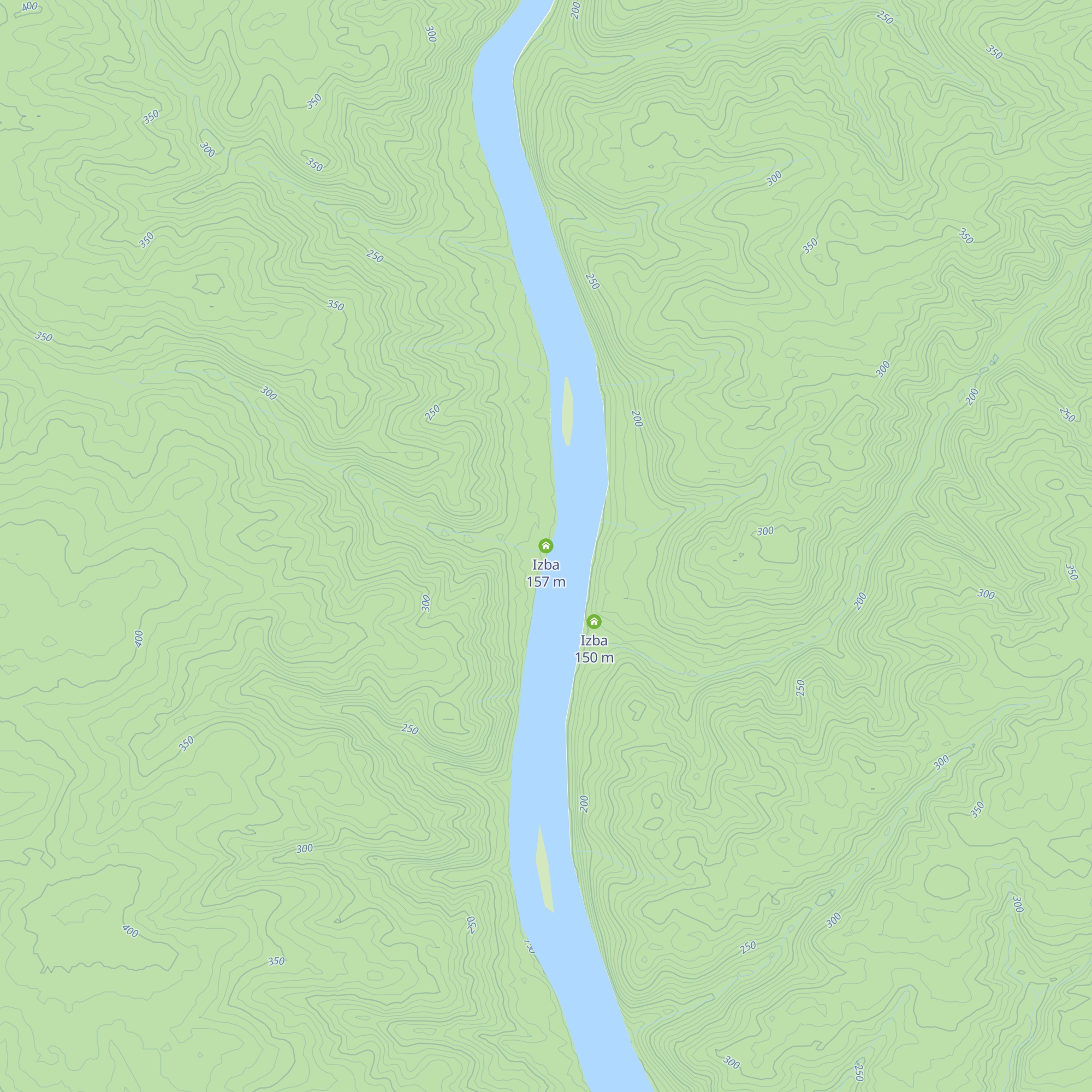 Izba map