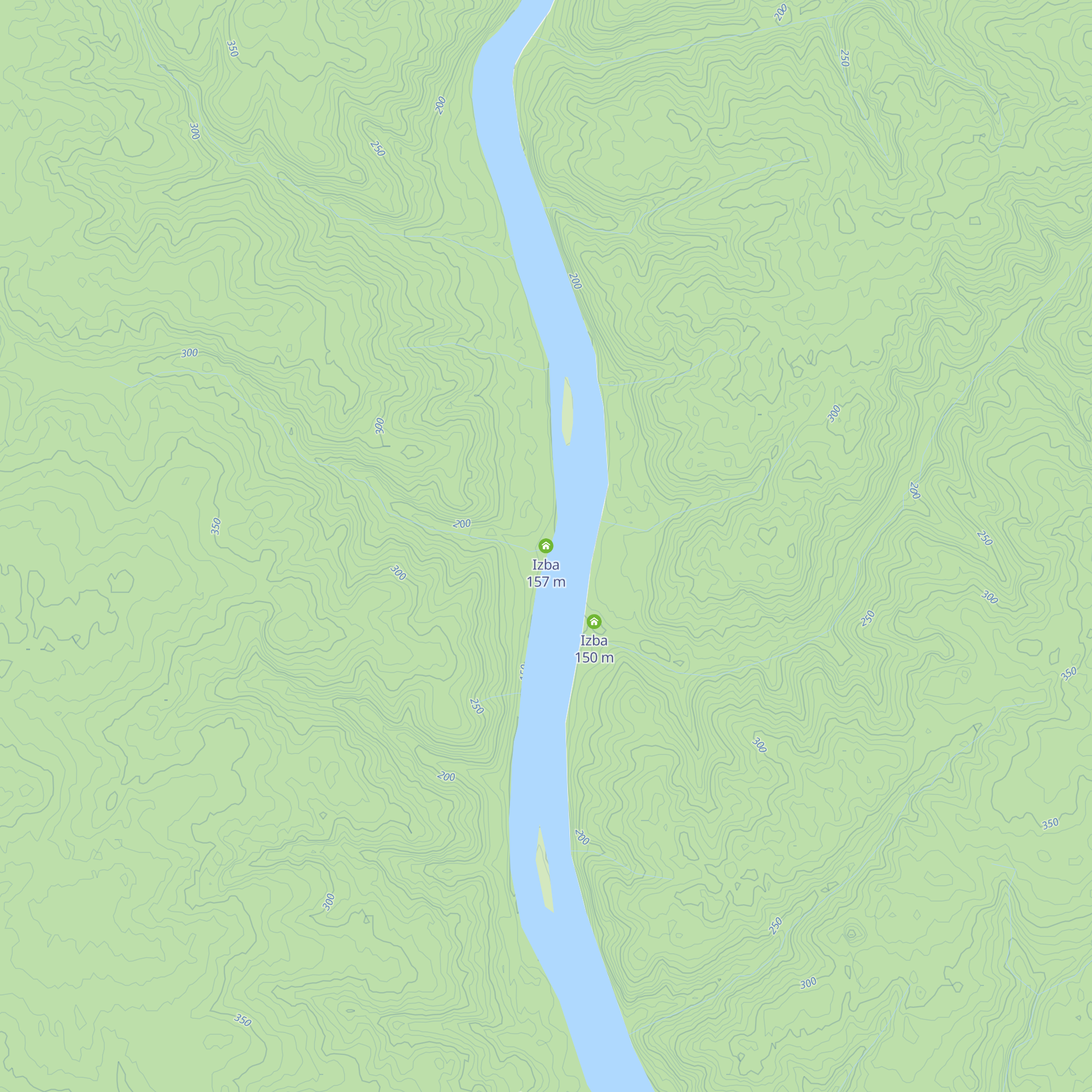 Izba map