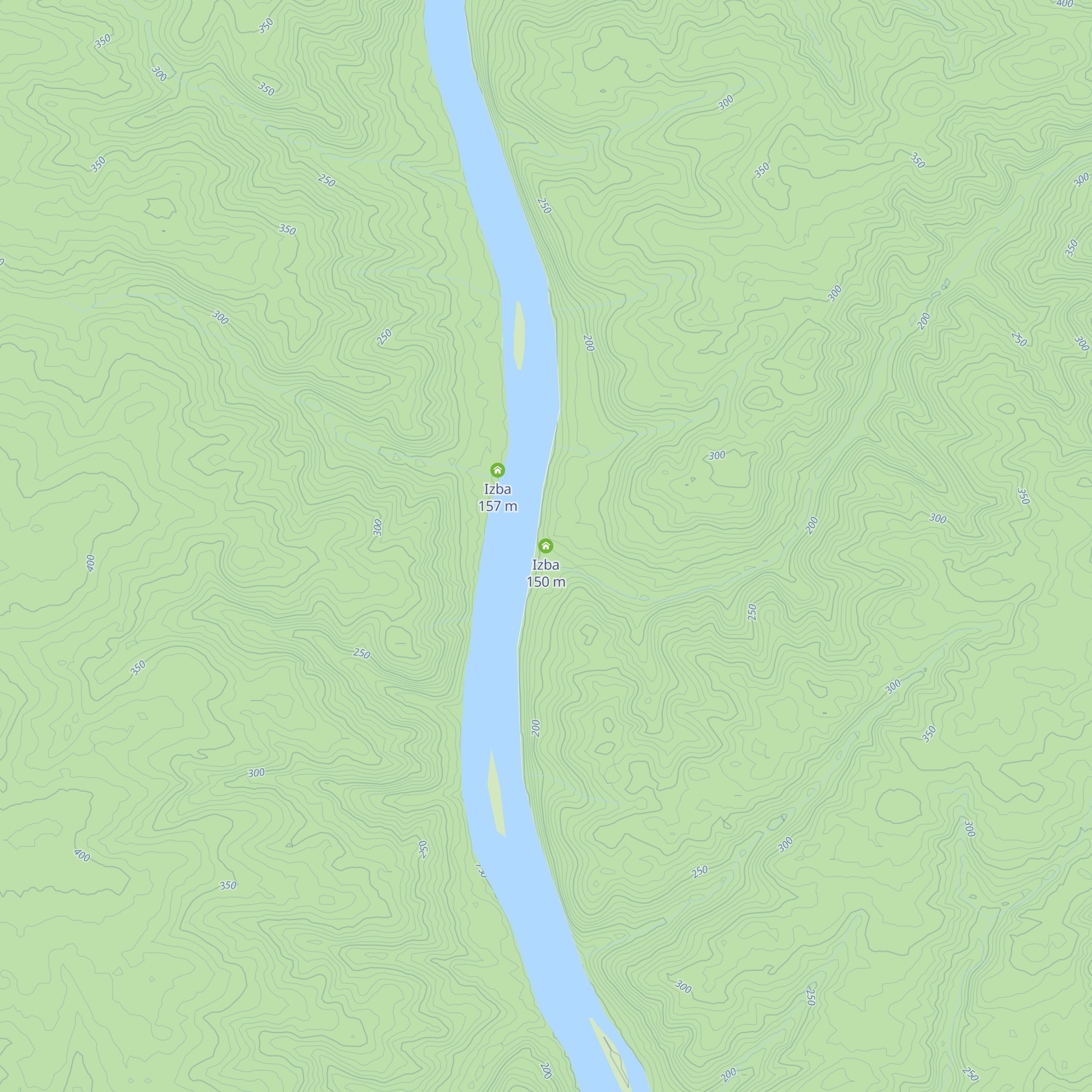 Izba map