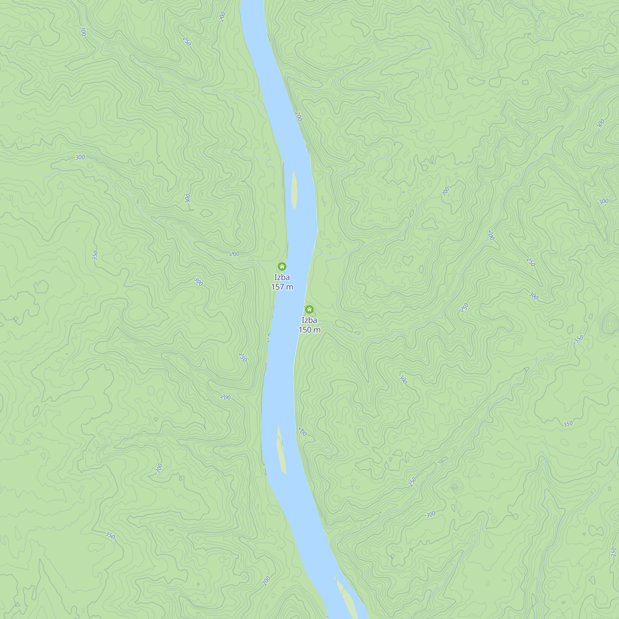 Izba map