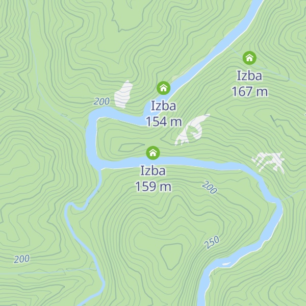 Map of Izba