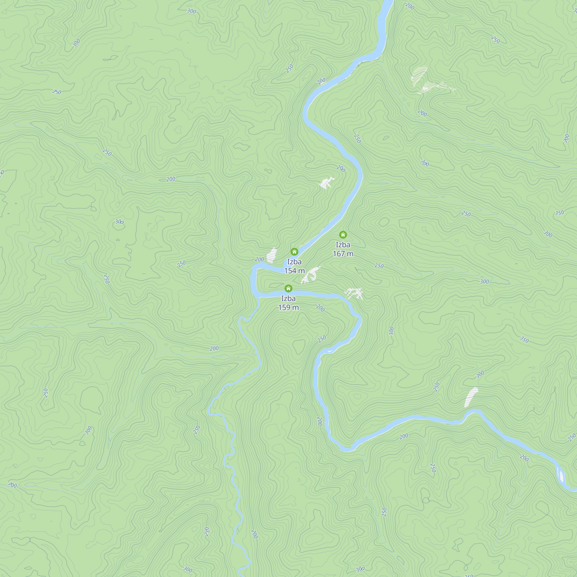 Izba map