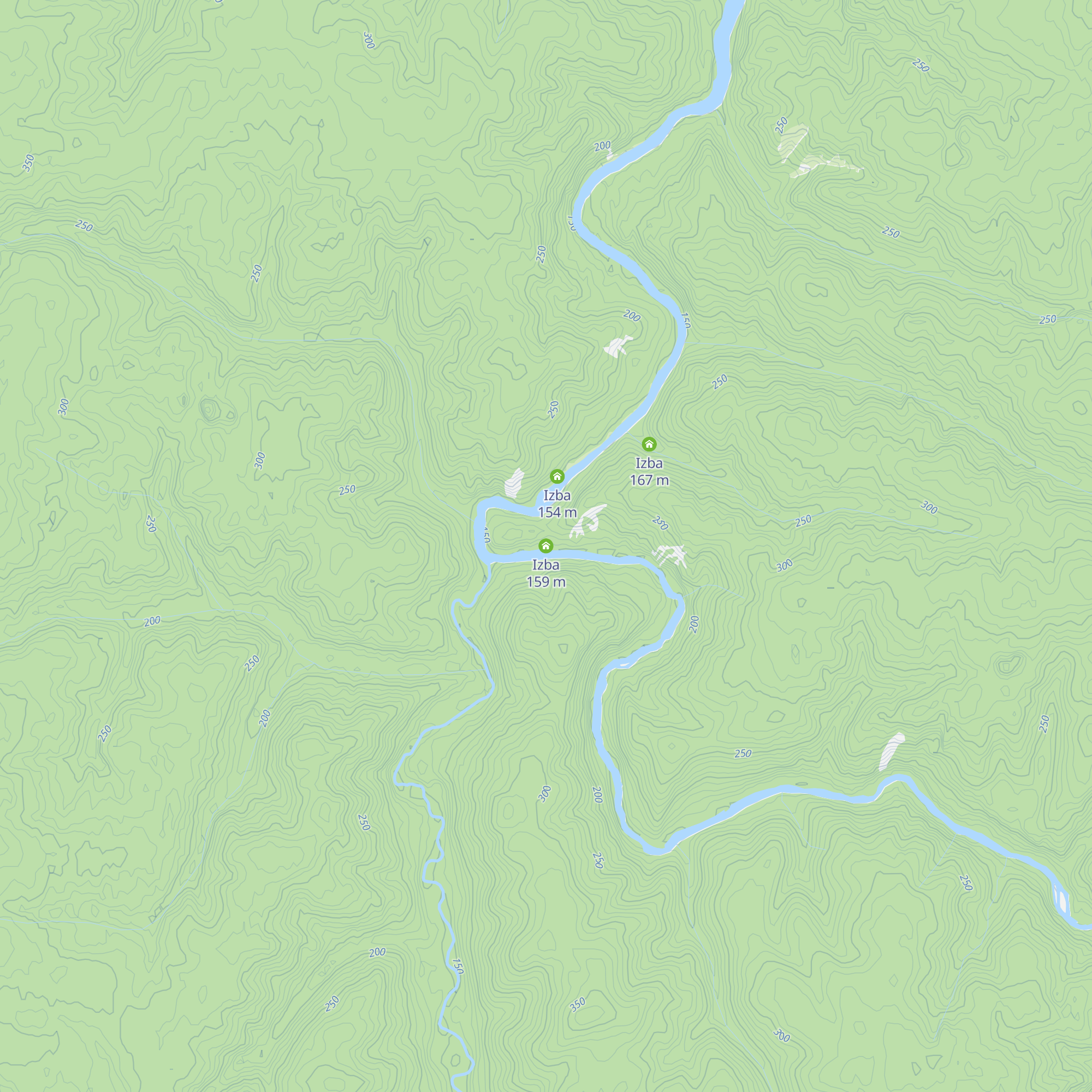 Izba map