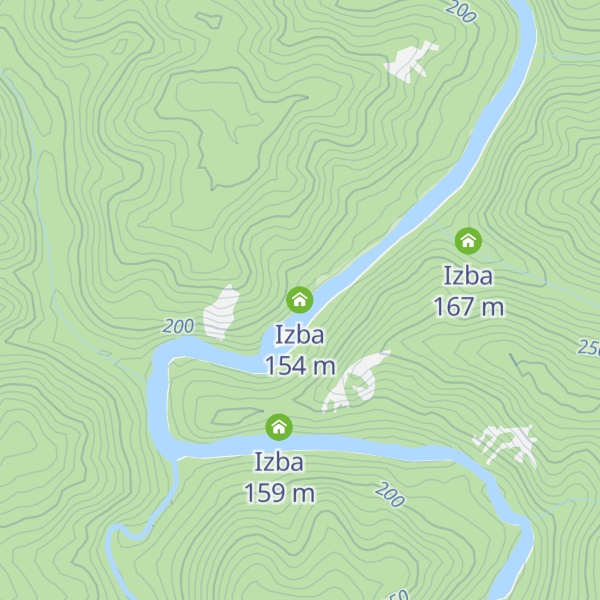 Map of Izba