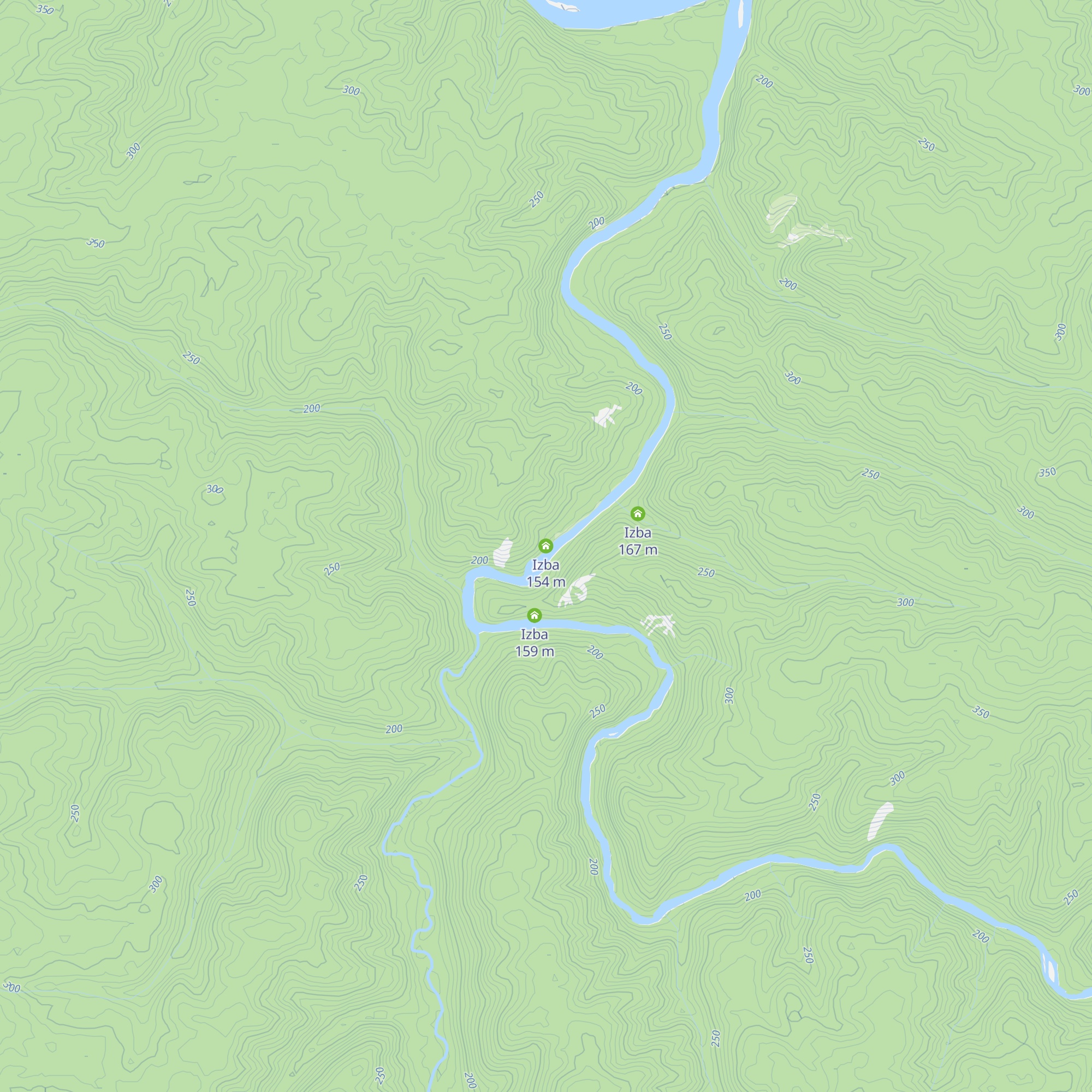 Izba map