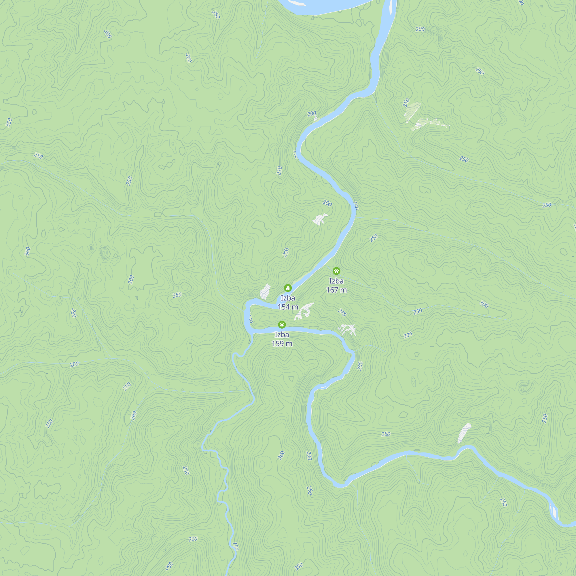 Izba map