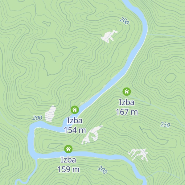 Map of Izba