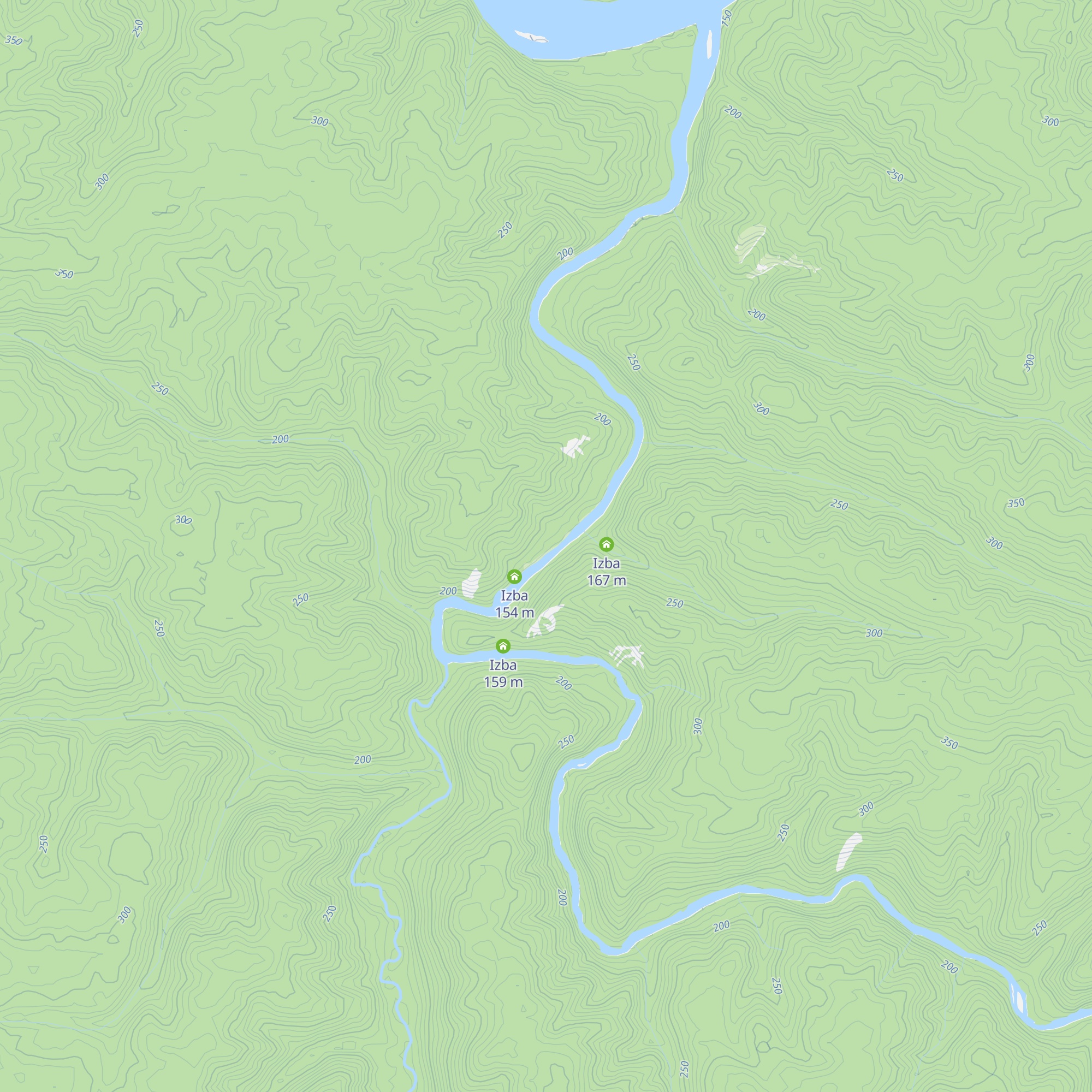 Izba map