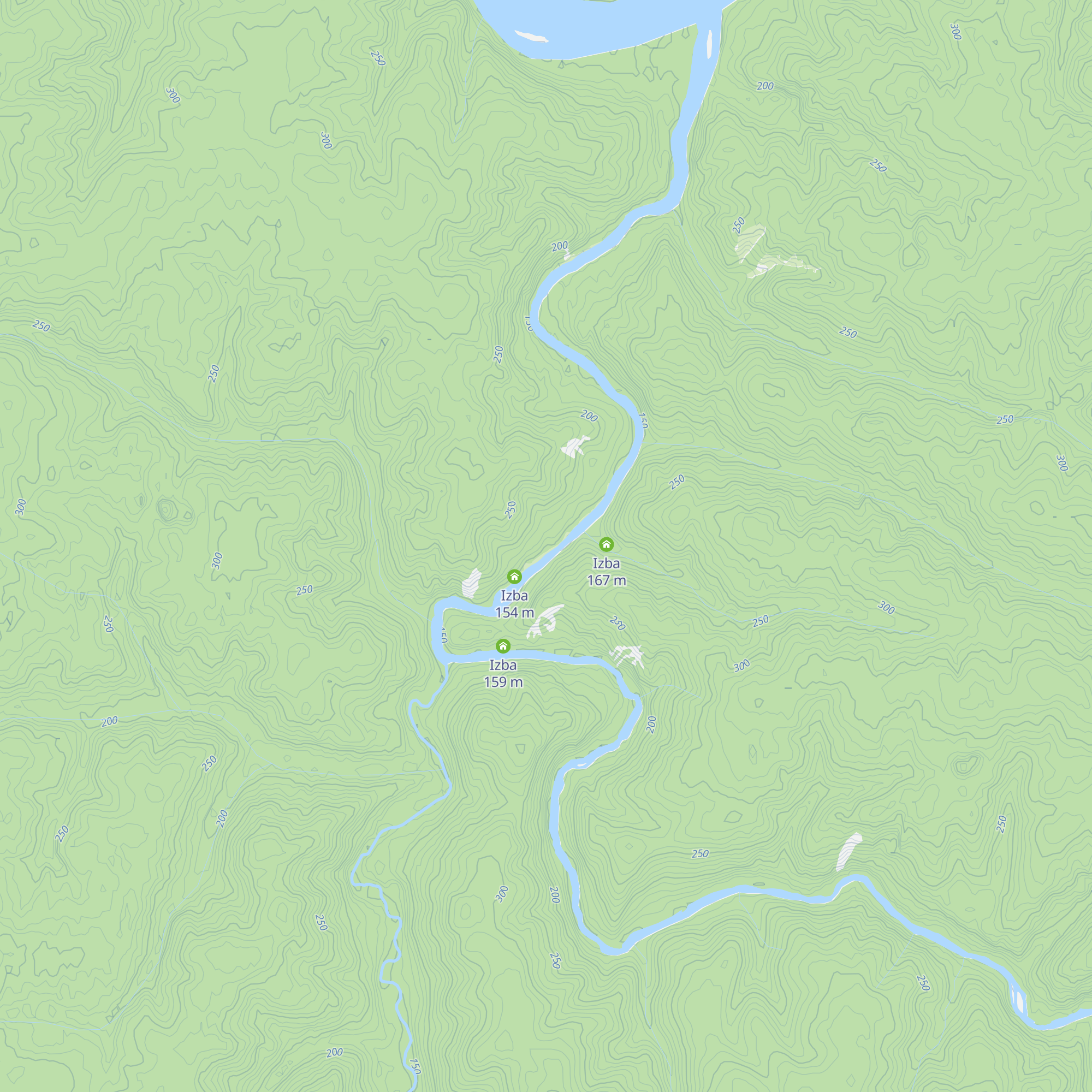 Izba map