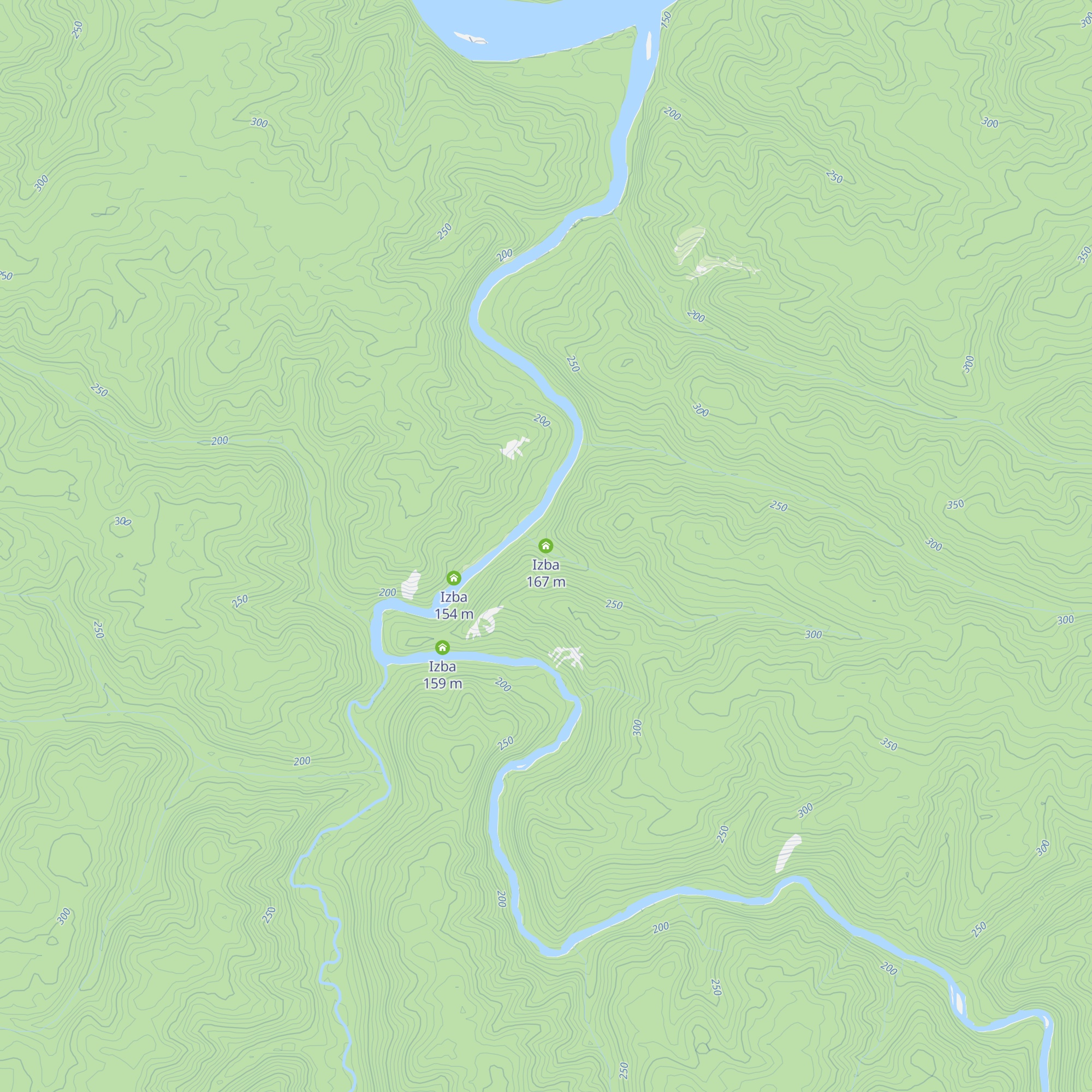 Izba map