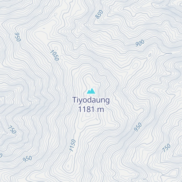 Map of Tiyodaung