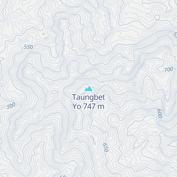 Map of Taungbet Yo
