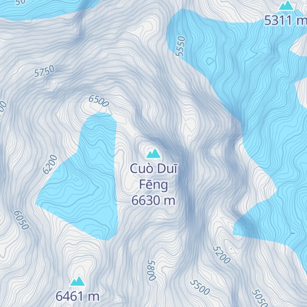 Map of Cuò Duī Fēng