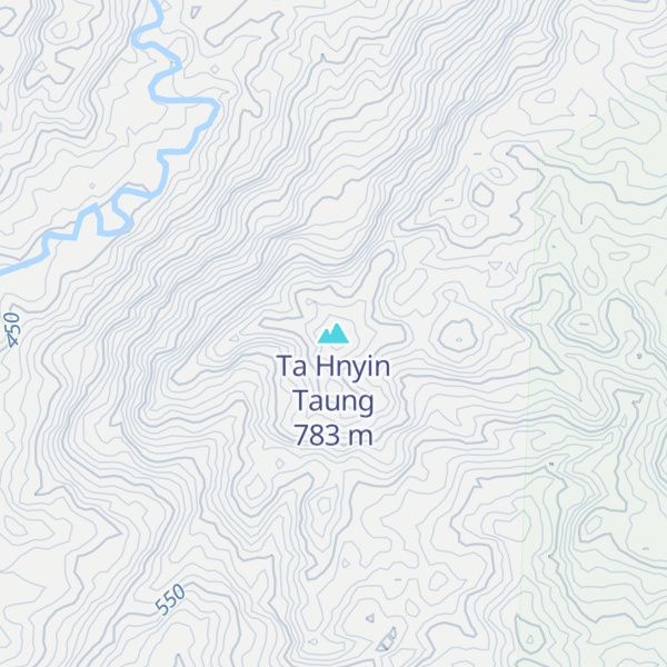 Map of Ta Hnyin Taung