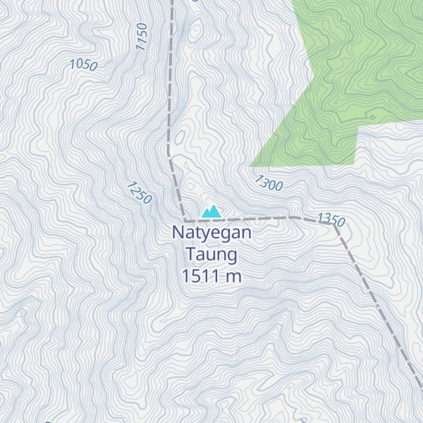 Map of Natyegan Taung