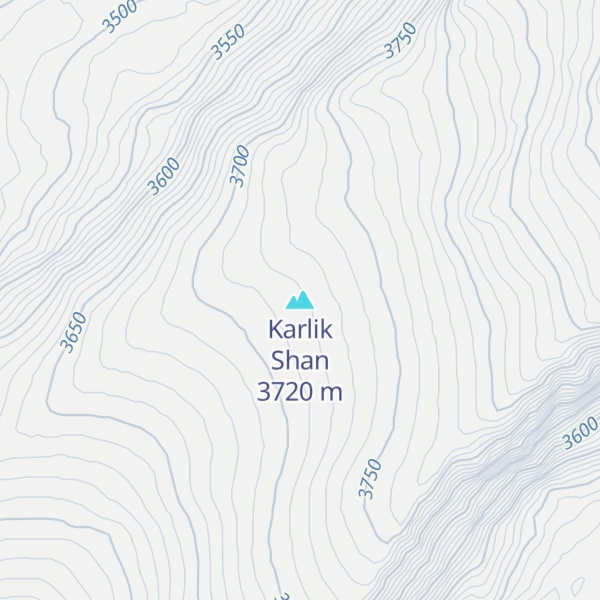 Map of Karlik Shan