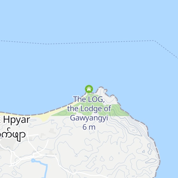 Map of The LOG, the Lodge of Gawyangyi