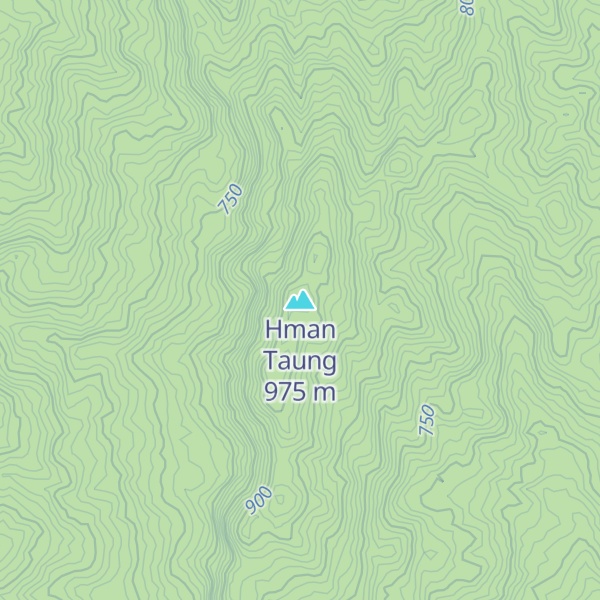 Map of Hman Taung
