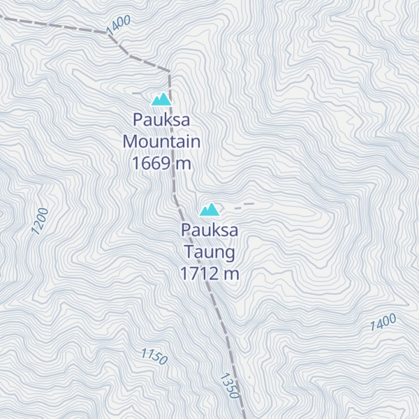 Map of Pauksa Taung