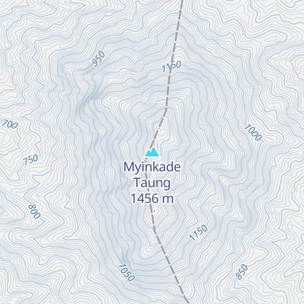 Map of Myinkade Taung